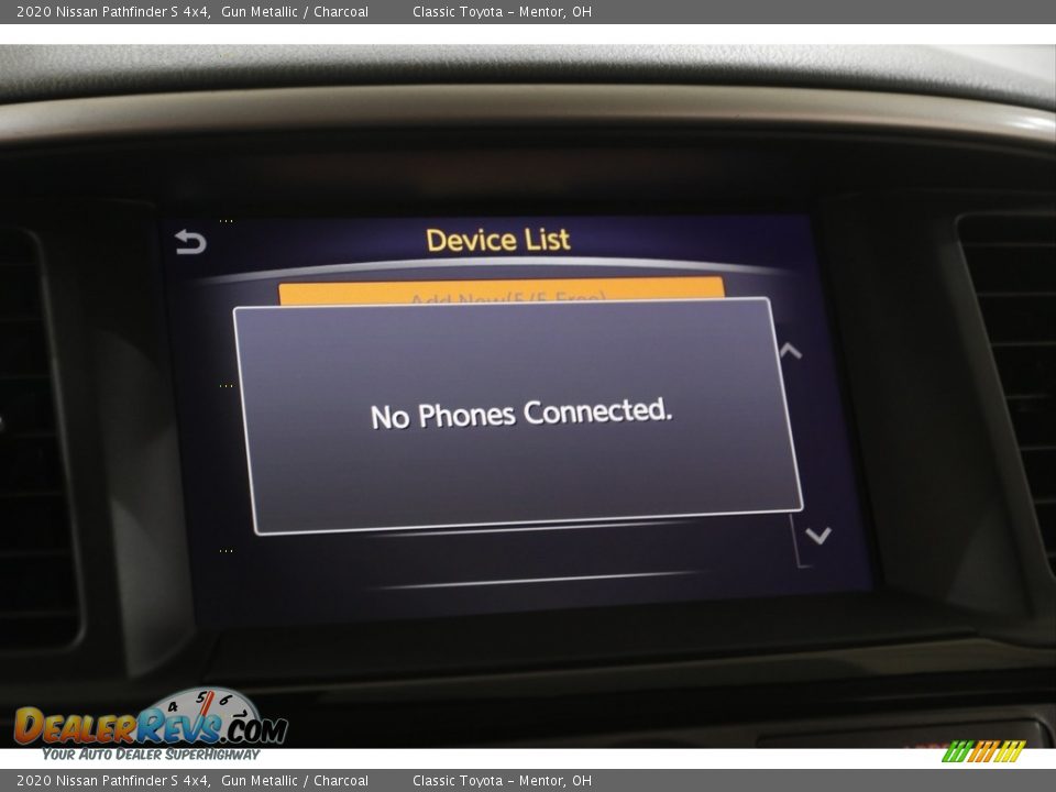 2020 Nissan Pathfinder S 4x4 Gun Metallic / Charcoal Photo #12