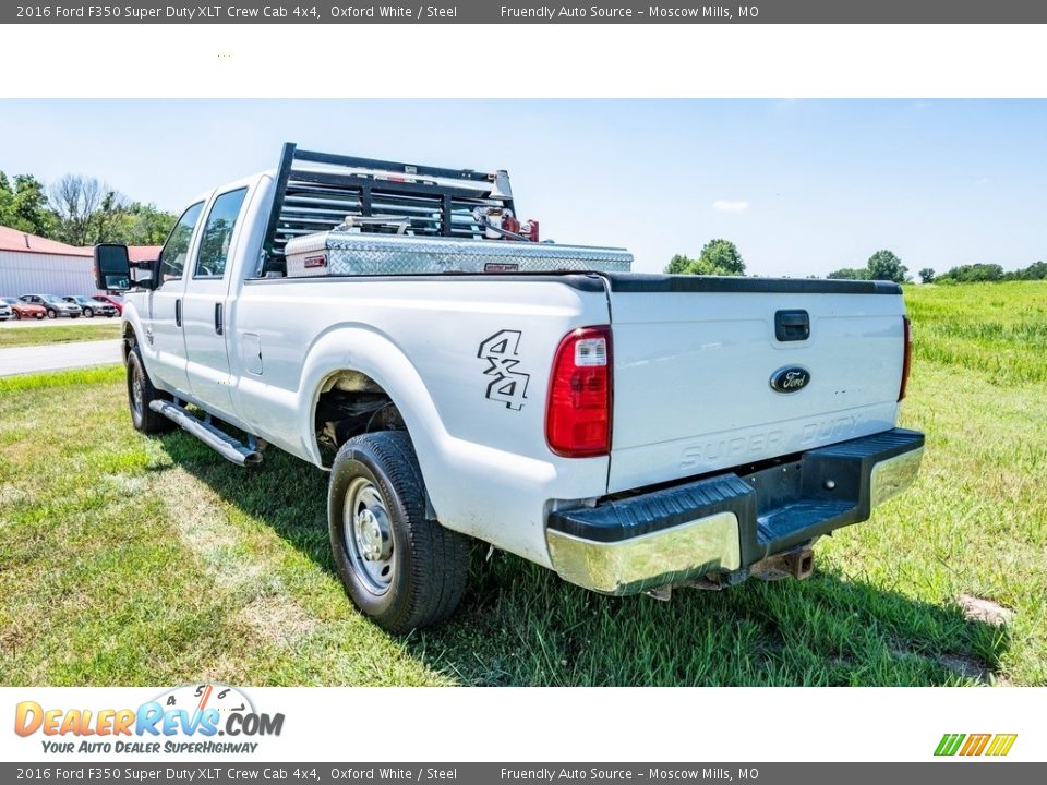 2016 Ford F350 Super Duty XLT Crew Cab 4x4 Oxford White / Steel Photo #6