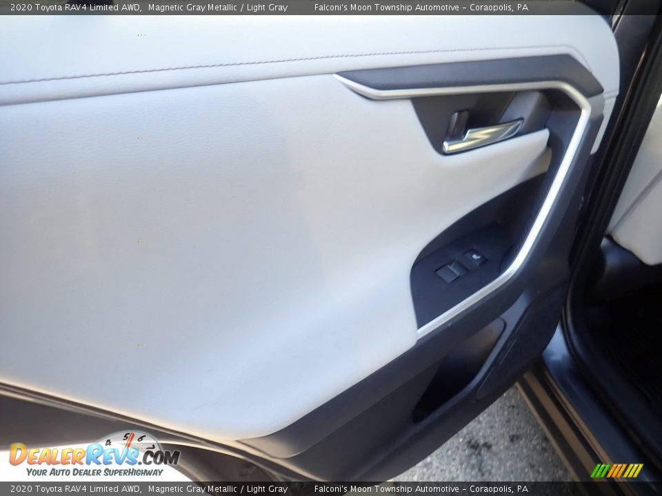 2020 Toyota RAV4 Limited AWD Magnetic Gray Metallic / Light Gray Photo #19