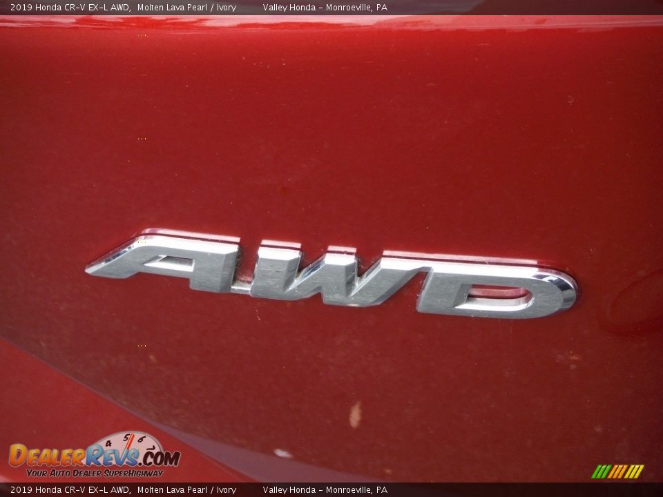 2019 Honda CR-V EX-L AWD Molten Lava Pearl / Ivory Photo #8