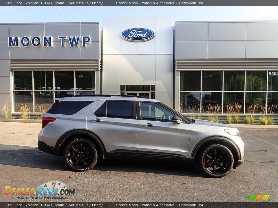 2020 Ford Explorer ST 4WD Iconic Silver Metallic / Ebony Photo #1