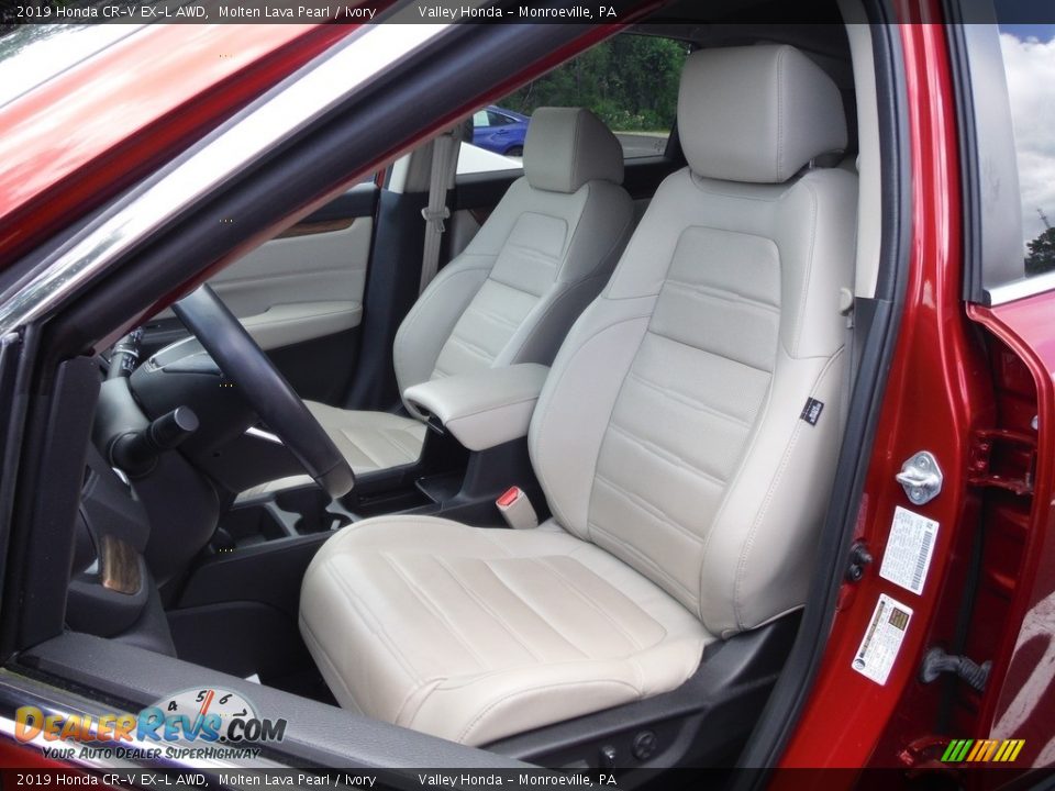 2019 Honda CR-V EX-L AWD Molten Lava Pearl / Ivory Photo #15