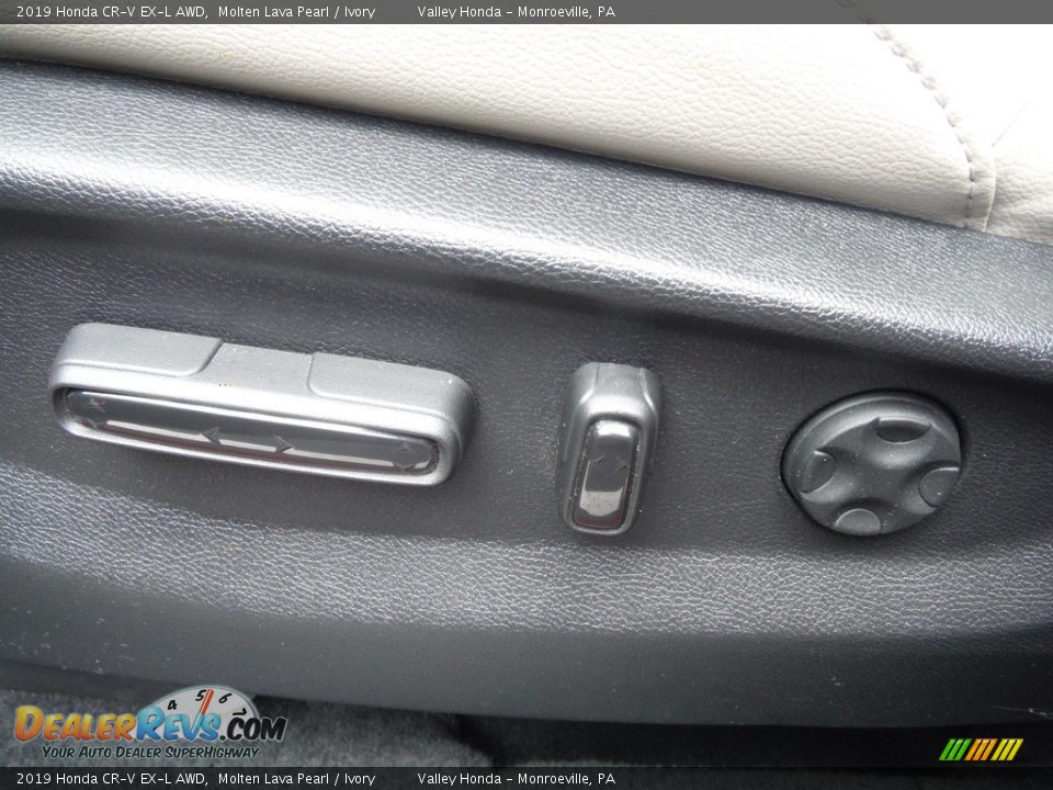 2019 Honda CR-V EX-L AWD Molten Lava Pearl / Ivory Photo #16