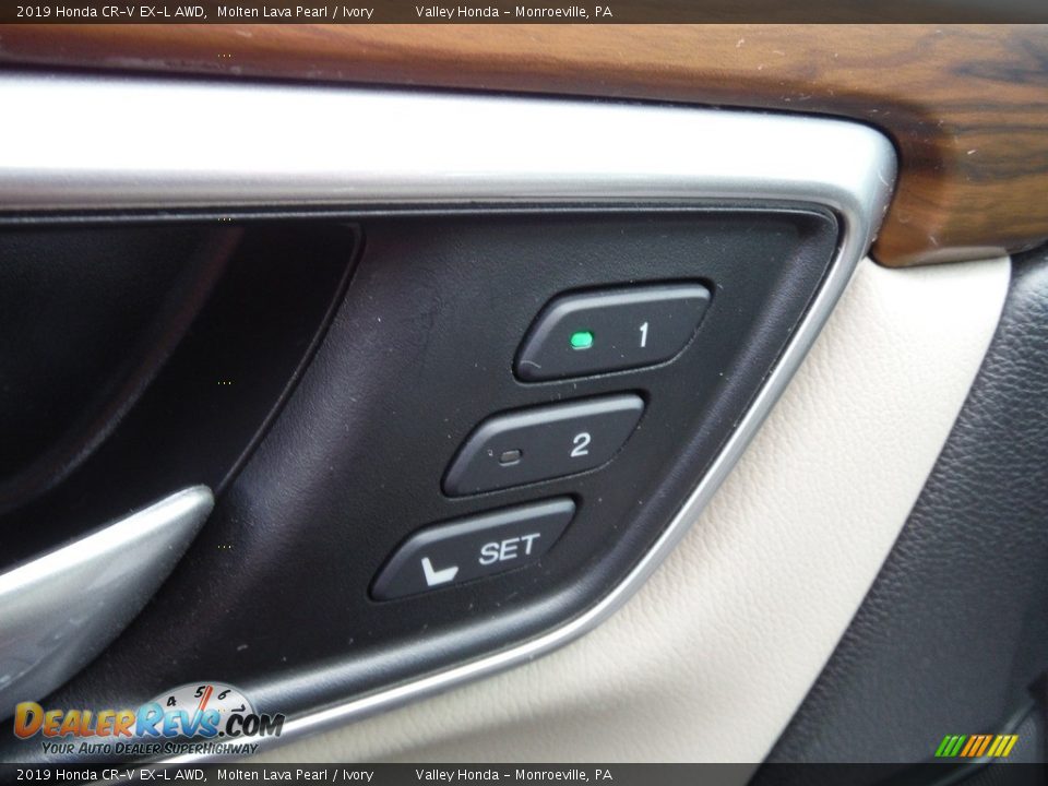 2019 Honda CR-V EX-L AWD Molten Lava Pearl / Ivory Photo #18