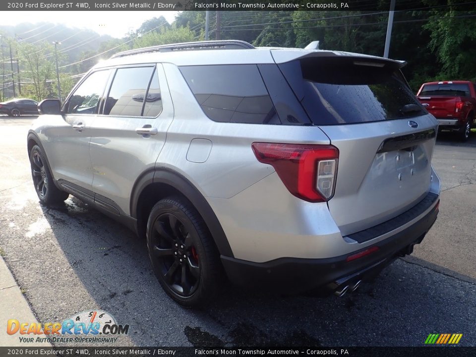 2020 Ford Explorer ST 4WD Iconic Silver Metallic / Ebony Photo #5