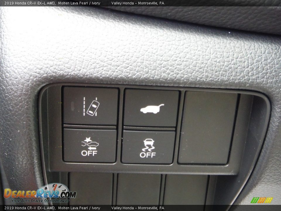 2019 Honda CR-V EX-L AWD Molten Lava Pearl / Ivory Photo #19