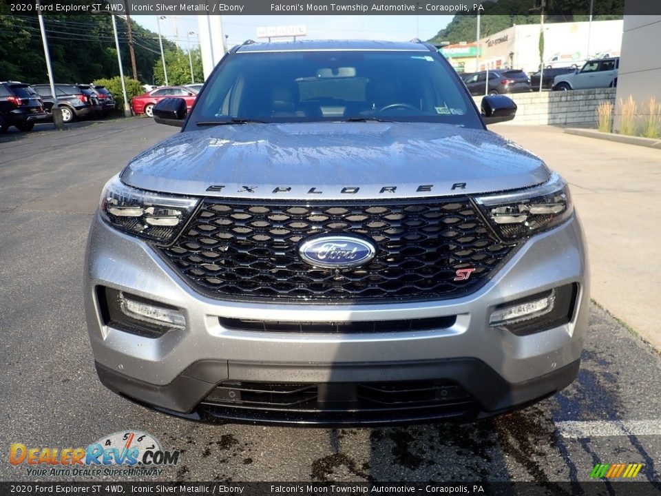 2020 Ford Explorer ST 4WD Iconic Silver Metallic / Ebony Photo #8