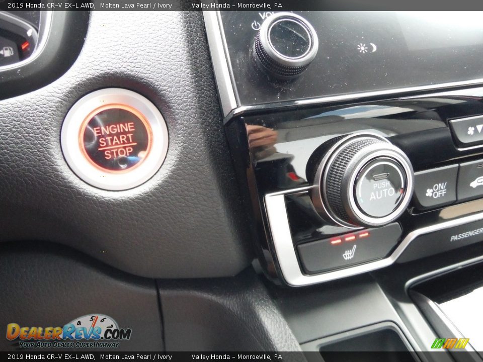 2019 Honda CR-V EX-L AWD Molten Lava Pearl / Ivory Photo #23