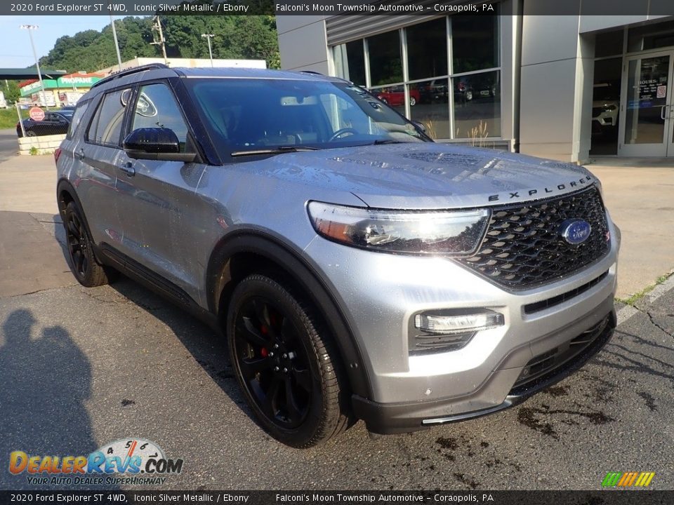 2020 Ford Explorer ST 4WD Iconic Silver Metallic / Ebony Photo #9