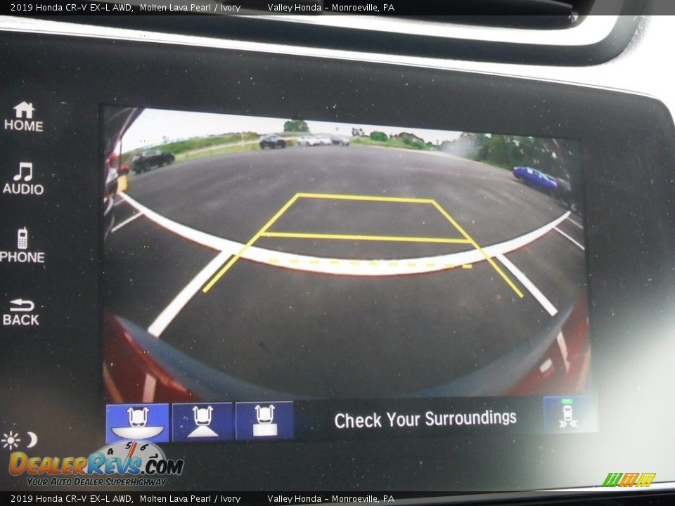 2019 Honda CR-V EX-L AWD Molten Lava Pearl / Ivory Photo #24