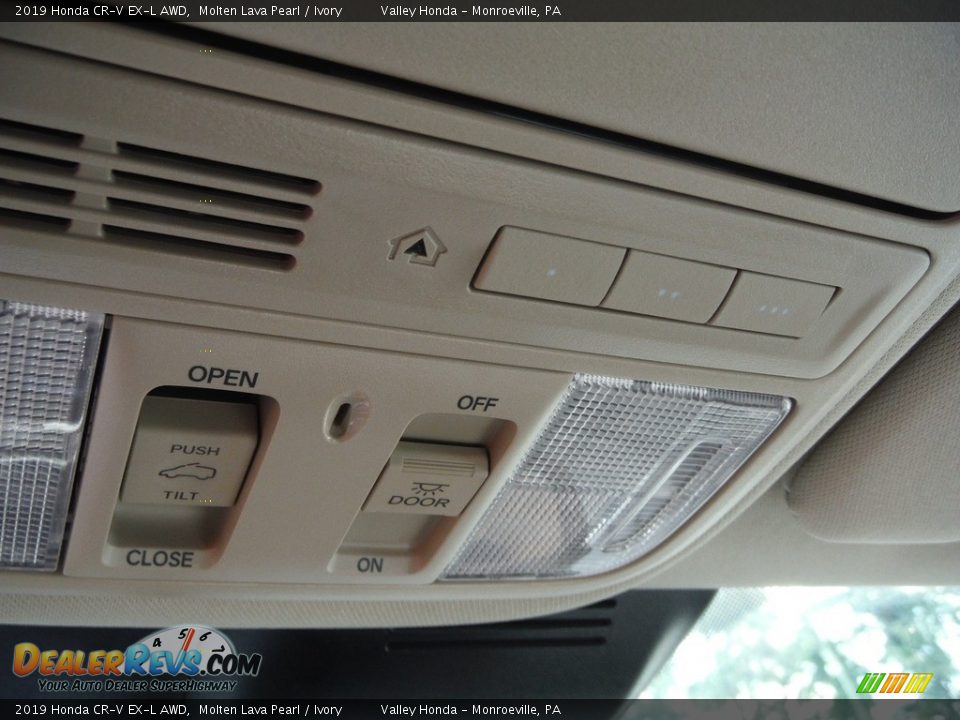 2019 Honda CR-V EX-L AWD Molten Lava Pearl / Ivory Photo #25