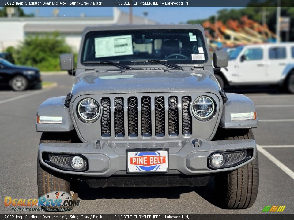 2022 Jeep Gladiator Overland 4x4 Sting-Gray / Black Photo #3