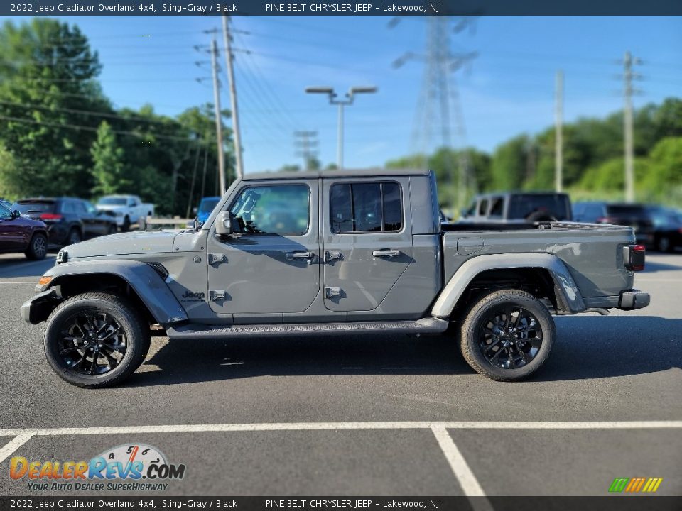 2022 Jeep Gladiator Overland 4x4 Sting-Gray / Black Photo #4