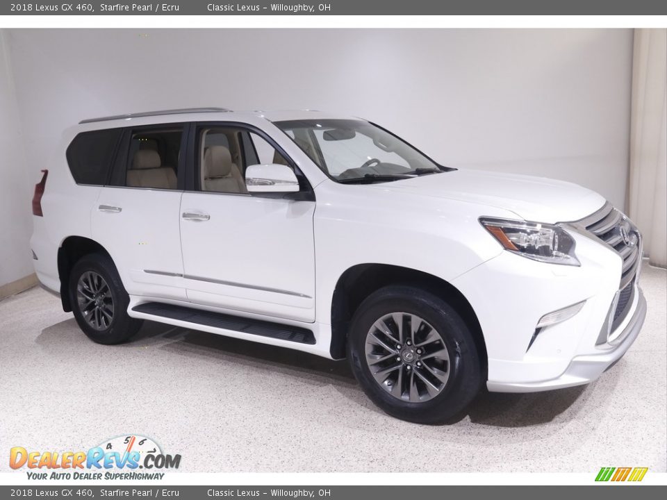 2018 Lexus GX 460 Starfire Pearl / Ecru Photo #1