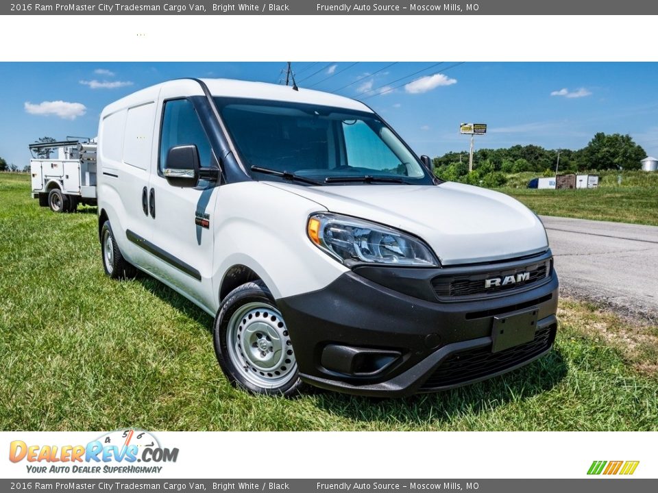 2016 Ram ProMaster City Tradesman Cargo Van Bright White / Black Photo #1