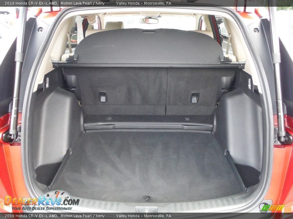 2019 Honda CR-V EX-L AWD Molten Lava Pearl / Ivory Photo #32