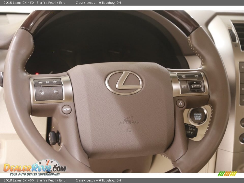 2018 Lexus GX 460 Starfire Pearl / Ecru Photo #7