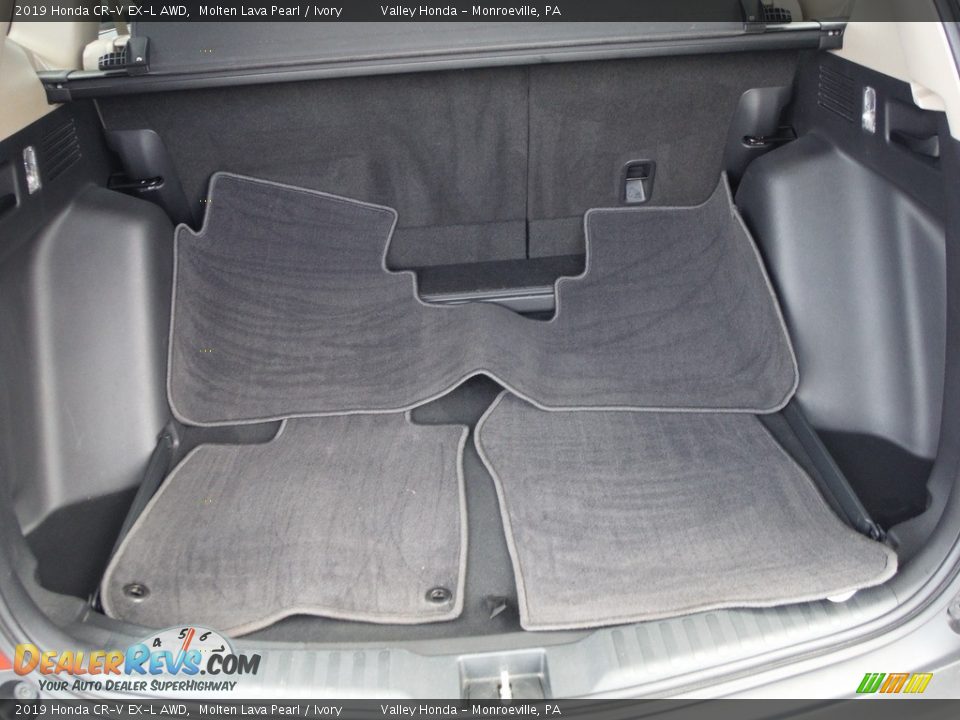 2019 Honda CR-V EX-L AWD Molten Lava Pearl / Ivory Photo #34