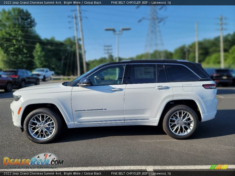 2022 Jeep Grand Cherokee Summit 4x4 Bright White / Global Black Photo #4