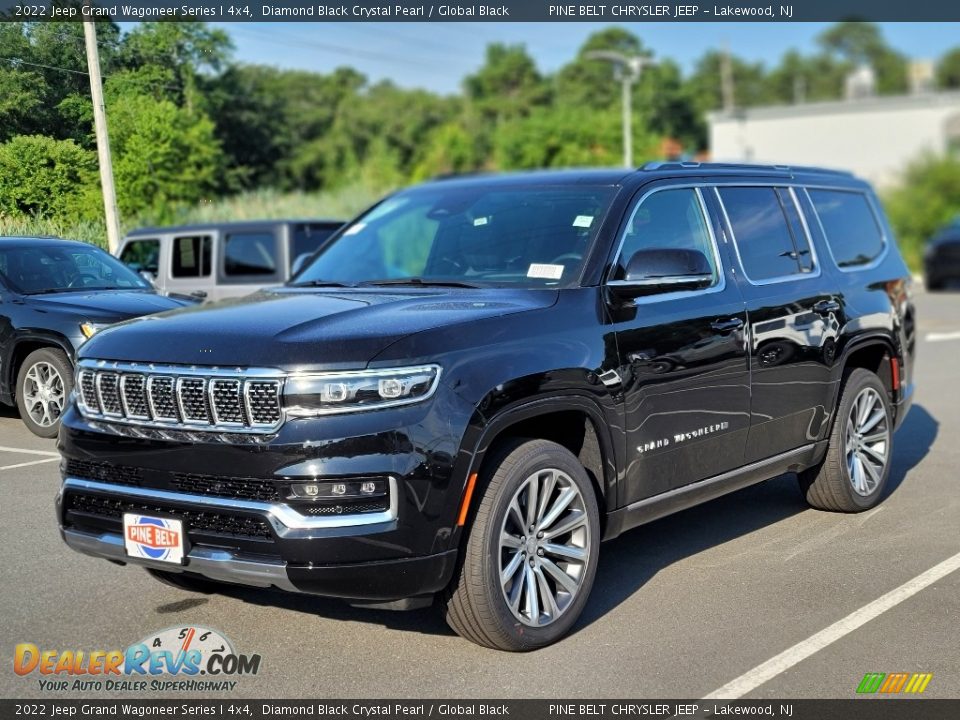 2022 Jeep Grand Wagoneer Series I 4x4 Diamond Black Crystal Pearl / Global Black Photo #1