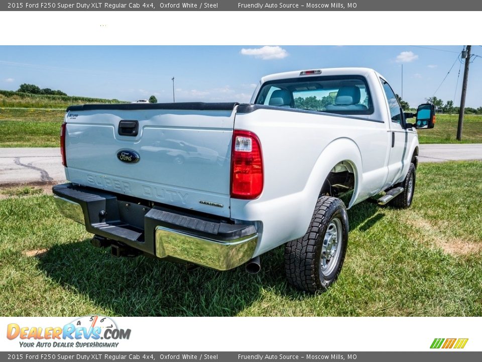 2015 Ford F250 Super Duty XLT Regular Cab 4x4 Oxford White / Steel Photo #4