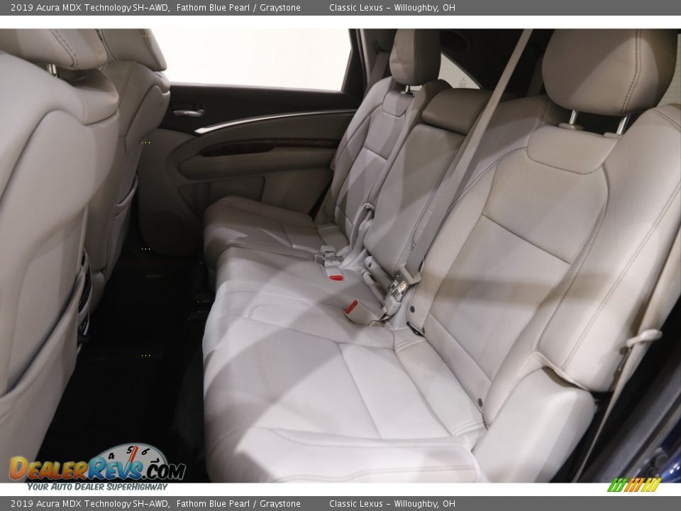 Rear Seat of 2019 Acura MDX Technology SH-AWD Photo #19