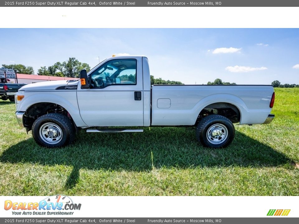 2015 Ford F250 Super Duty XLT Regular Cab 4x4 Oxford White / Steel Photo #7