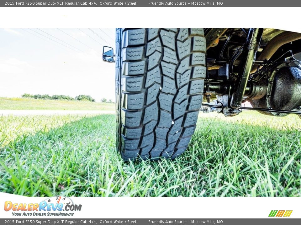 2015 Ford F250 Super Duty XLT Regular Cab 4x4 Oxford White / Steel Photo #14