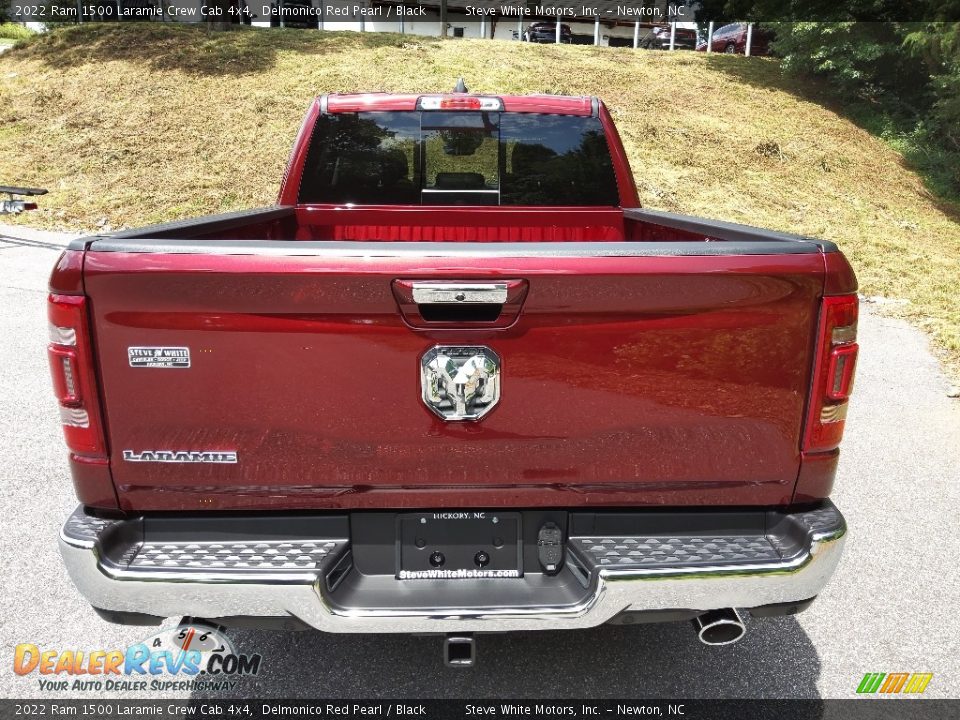2022 Ram 1500 Laramie Crew Cab 4x4 Delmonico Red Pearl / Black Photo #7