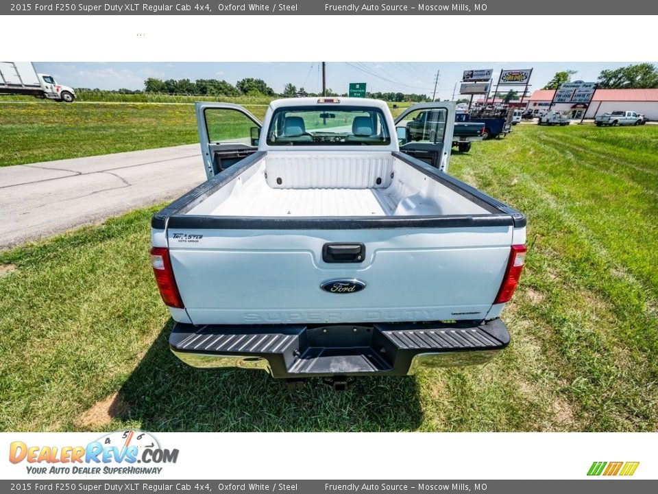 2015 Ford F250 Super Duty XLT Regular Cab 4x4 Oxford White / Steel Photo #20