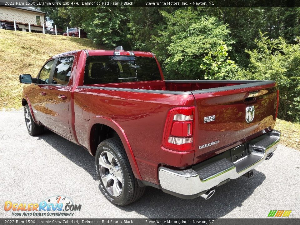 2022 Ram 1500 Laramie Crew Cab 4x4 Delmonico Red Pearl / Black Photo #9