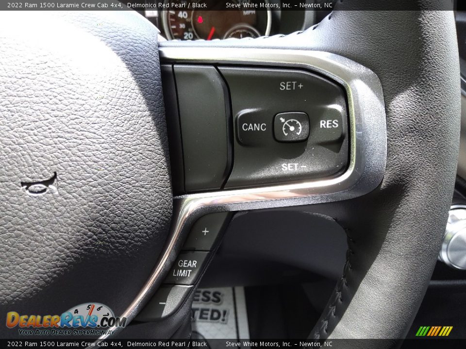 2022 Ram 1500 Laramie Crew Cab 4x4 Delmonico Red Pearl / Black Photo #20