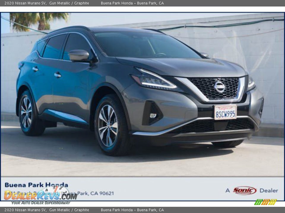 2020 Nissan Murano SV Gun Metallic / Graphite Photo #1