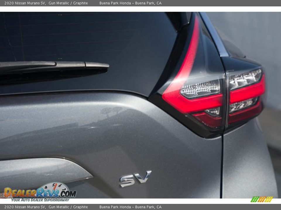 2020 Nissan Murano SV Gun Metallic / Graphite Photo #11