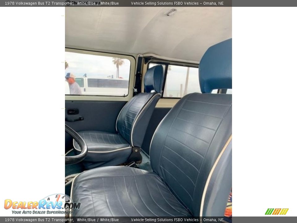 White/Blue Interior - 1978 Volkswagen Bus T2 Transporter Photo #2