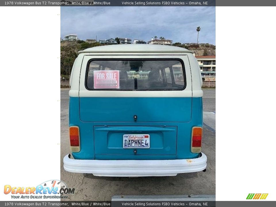 1978 Volkswagen Bus T2 Transporter White/Blue / White/Blue Photo #3