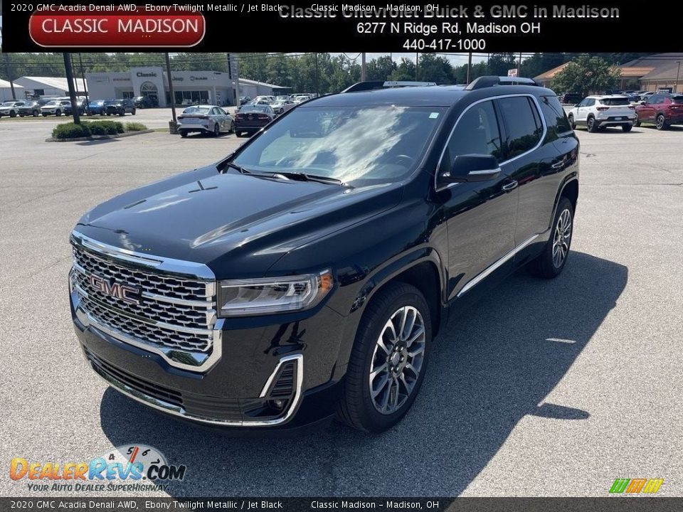 2020 GMC Acadia Denali AWD Ebony Twilight Metallic / Jet Black Photo #1