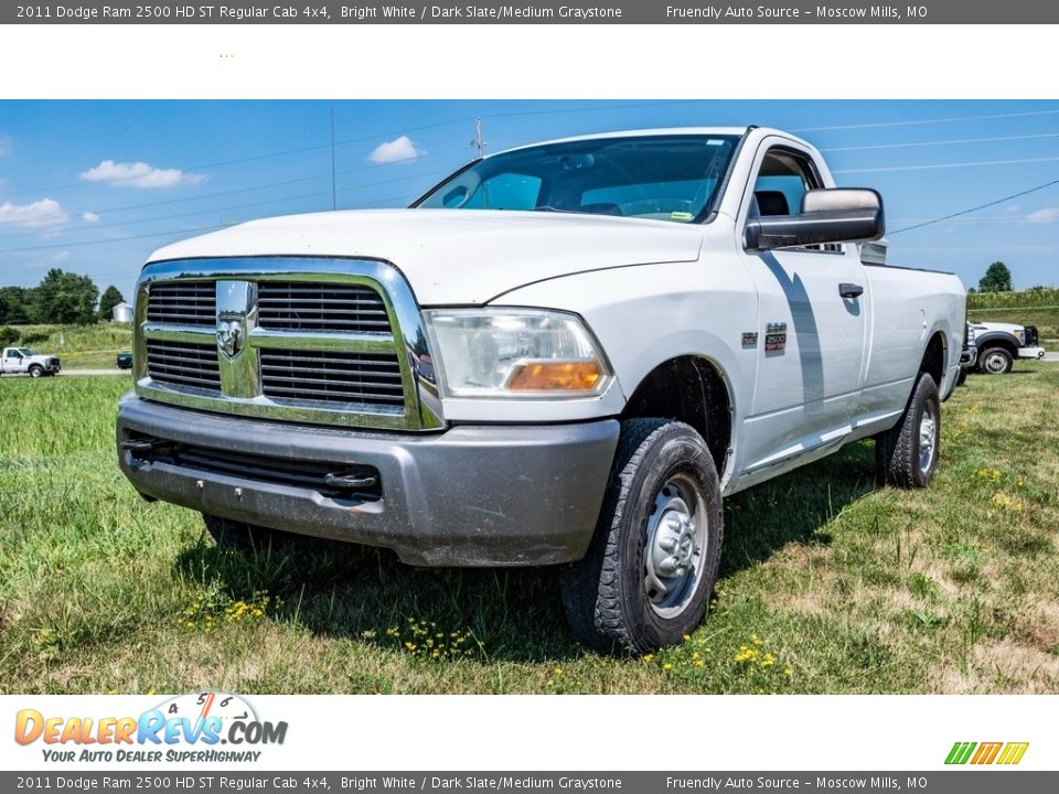 2011 Dodge Ram 2500 HD ST Regular Cab 4x4 Bright White / Dark Slate/Medium Graystone Photo #8