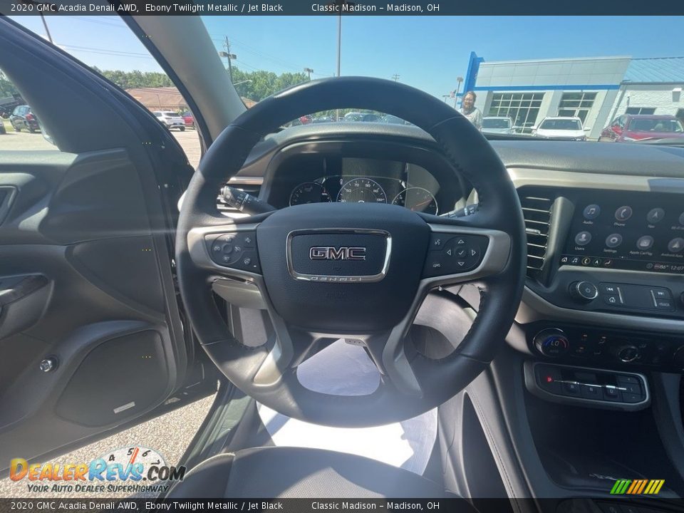 2020 GMC Acadia Denali AWD Ebony Twilight Metallic / Jet Black Photo #9