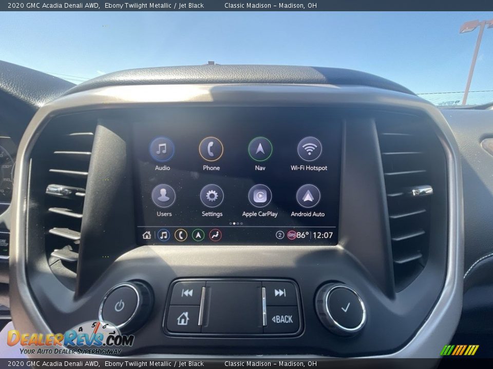 2020 GMC Acadia Denali AWD Ebony Twilight Metallic / Jet Black Photo #11