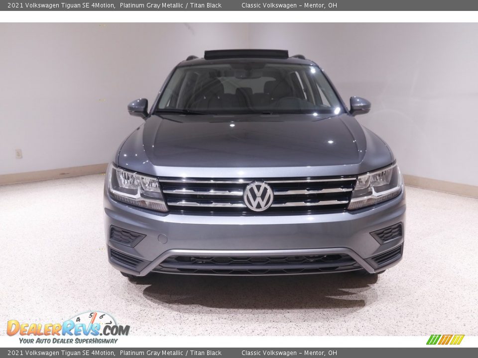 2021 Volkswagen Tiguan SE 4Motion Platinum Gray Metallic / Titan Black Photo #2