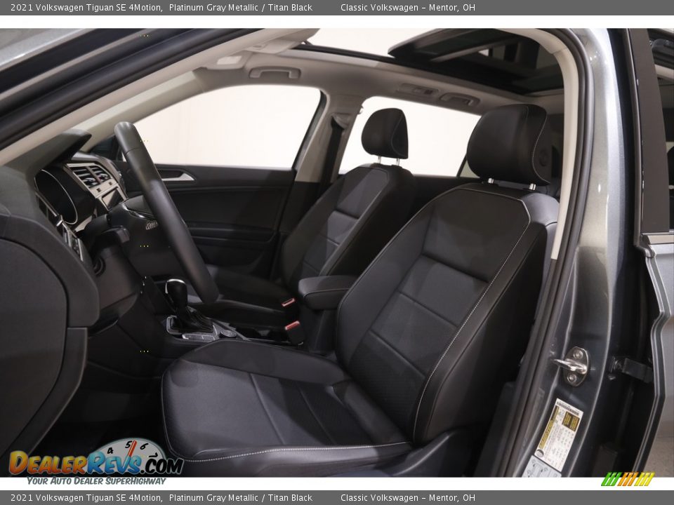 2021 Volkswagen Tiguan SE 4Motion Platinum Gray Metallic / Titan Black Photo #5
