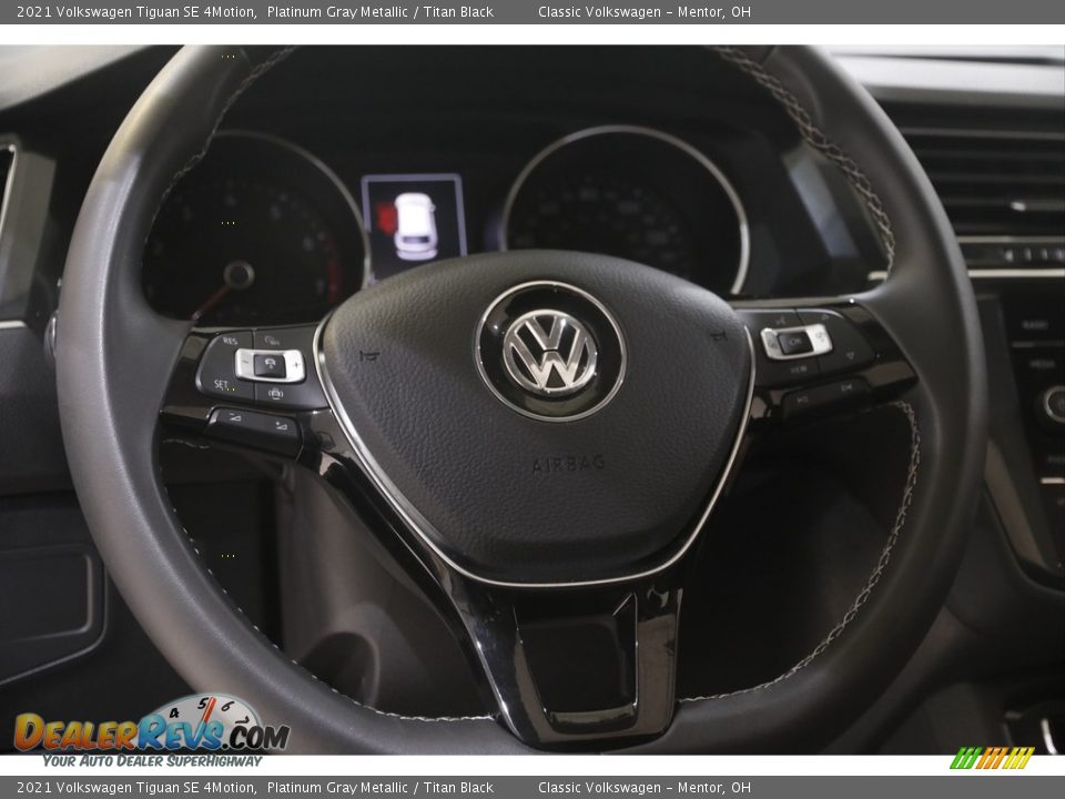 2021 Volkswagen Tiguan SE 4Motion Platinum Gray Metallic / Titan Black Photo #7