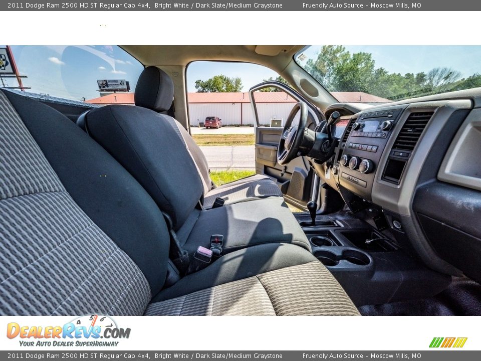 2011 Dodge Ram 2500 HD ST Regular Cab 4x4 Bright White / Dark Slate/Medium Graystone Photo #22