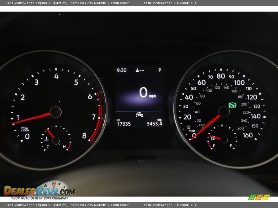 2021 Volkswagen Tiguan SE 4Motion Platinum Gray Metallic / Titan Black Photo #8