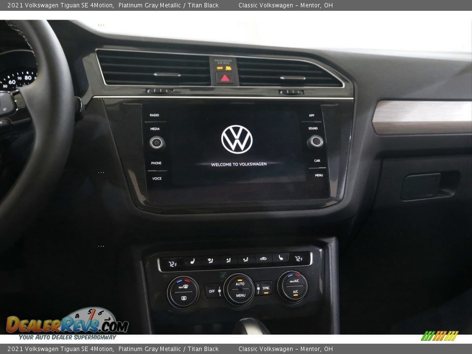 2021 Volkswagen Tiguan SE 4Motion Platinum Gray Metallic / Titan Black Photo #9