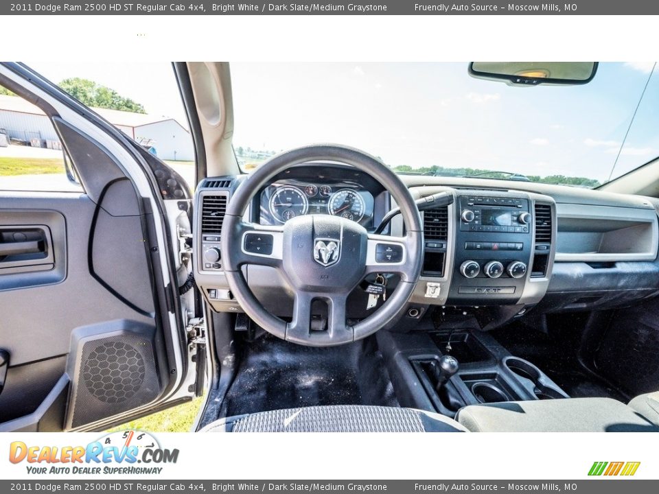 2011 Dodge Ram 2500 HD ST Regular Cab 4x4 Bright White / Dark Slate/Medium Graystone Photo #25