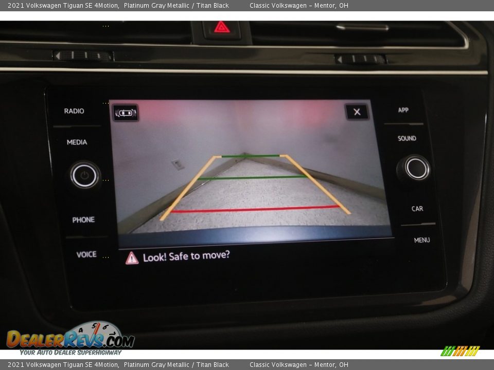 2021 Volkswagen Tiguan SE 4Motion Platinum Gray Metallic / Titan Black Photo #12