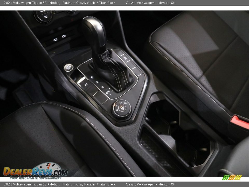 2021 Volkswagen Tiguan SE 4Motion Platinum Gray Metallic / Titan Black Photo #14