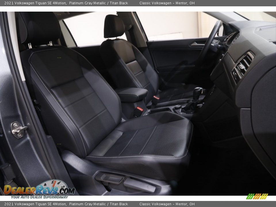 2021 Volkswagen Tiguan SE 4Motion Platinum Gray Metallic / Titan Black Photo #15
